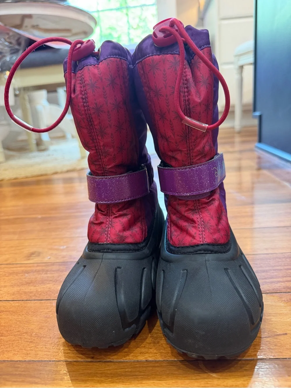 SOREL x Disney Frozen 2 Anna Flurry Snow Boots Youth 13 Purple Pink